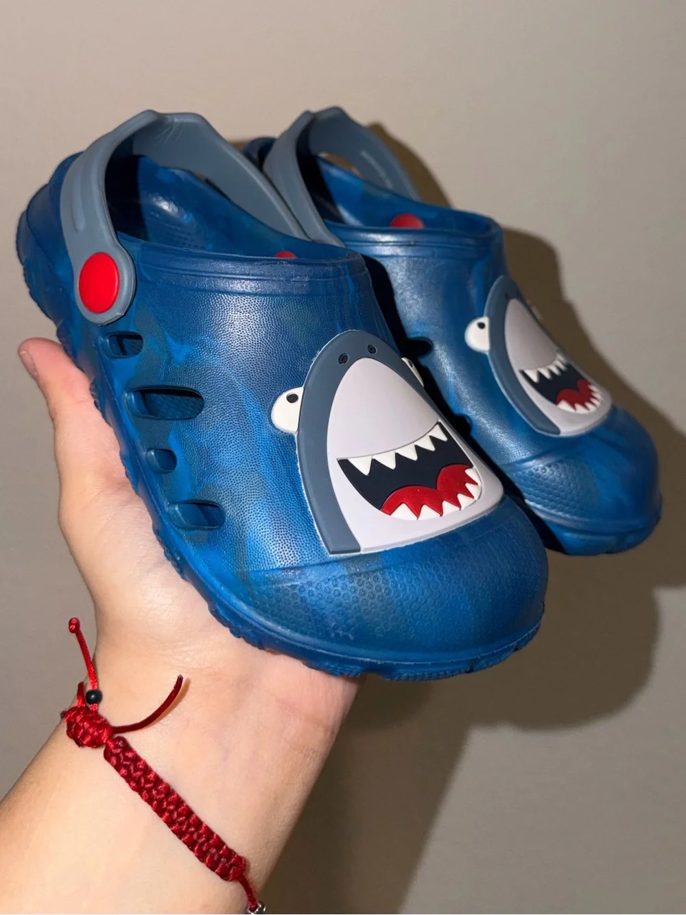 Kids Blue Shark Shoes